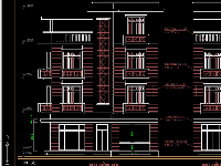  Bản vẽ thiết kế nhà phố 4 tầng